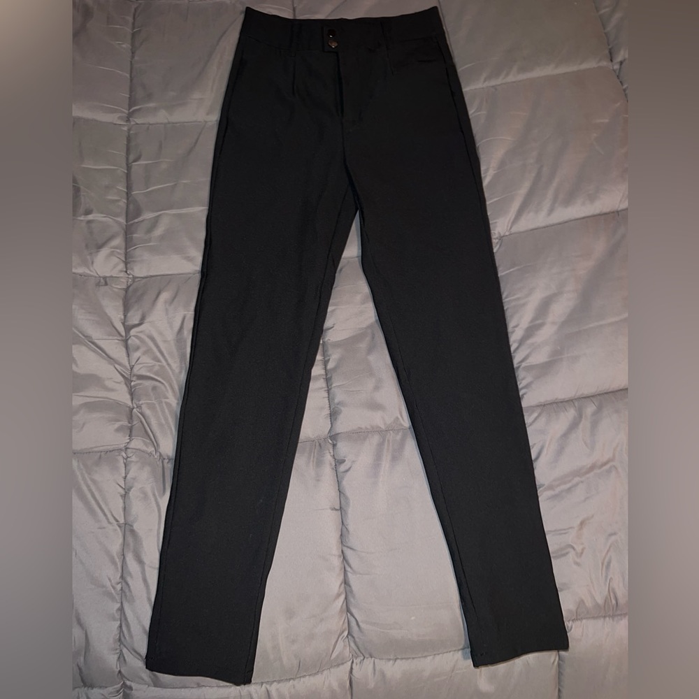 Black Skinny Dress Pants